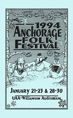 Anchorage Folk Festival art for 1994